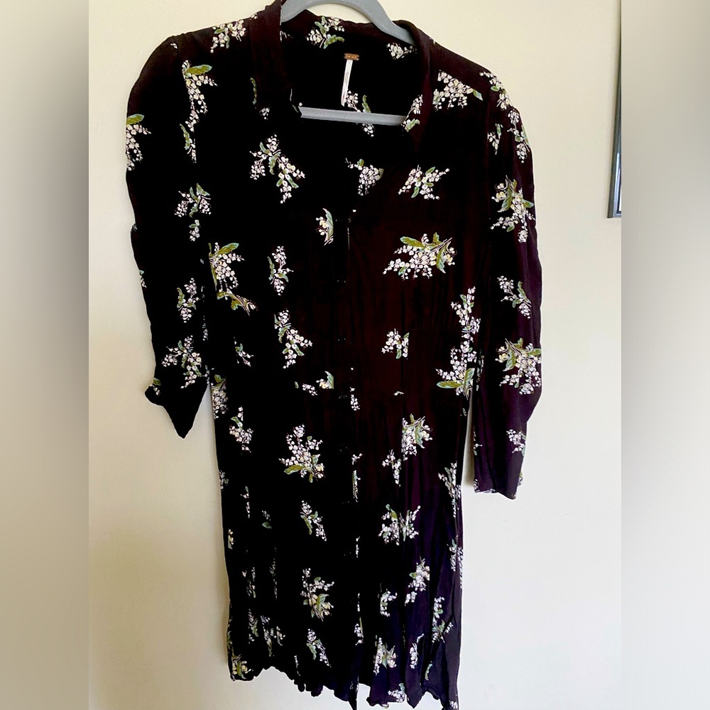 Free People Button Down Mini Dress